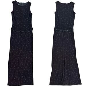 Vintage Scott McClintock Millennium 2000  Beaded Gown